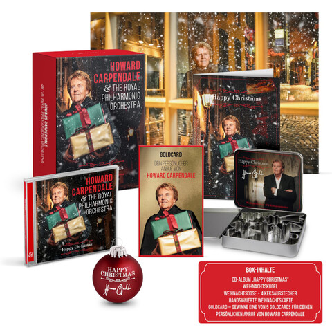 Happy Christmas von Howard Carpendale - Limitierte CD Fanbox + Exklusives Poster jetzt im Ich find Schlager toll Store