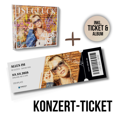 Alles Isi von Isi Glück - CD + Family-Konzert-Bundle Dortmund jetzt im Ich find Schlager toll Store