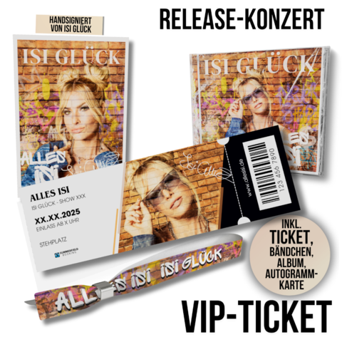 Alles Isi von Isi Glück - CD + VIP-Konzert-Bundle Empfingen (Einlass ab 18 Jahre!) jetzt im Ich find Schlager toll Store