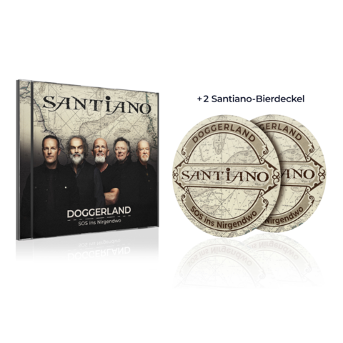 Doggerland - SOS Ins Nirgendwo von Santiano - CD + 2 Bierdeckel jetzt im Ich find Schlager toll Store