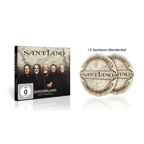 Doggerland - SOS Ins Nirgendwo von Santiano - Deluxe CD+DVD+BLURAY + 2 Bierdeckel jetzt im Ich find Schlager toll Store