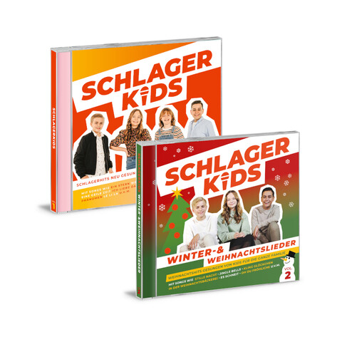 Vol. 2 - Winter- & Weihnachtslieder & Vol. 1 von Schlagerkids - 2CD jetzt im Ich find Schlager toll Store