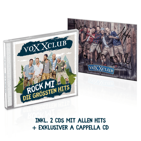 Rock Mi - Die größten Hits (Deluxe Edition + Autogrammkarte) von Voxxclub - CD jetzt im Ich find Schlager toll Store